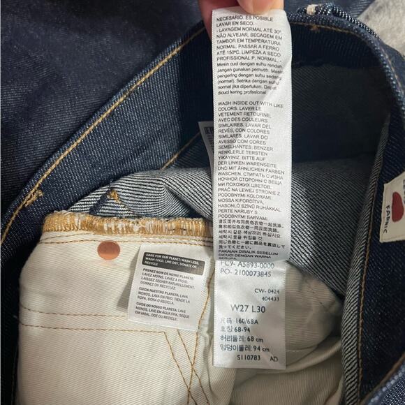 Levi’s JAPANESE SELVEDGE HIGH RISE BOYFRIEND JEANS - Picture 16 of 16